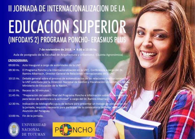 La Universidad Nacional de Tucumán (Argentina) celebró su II Jornada de Internacionalización de la Educación Superior