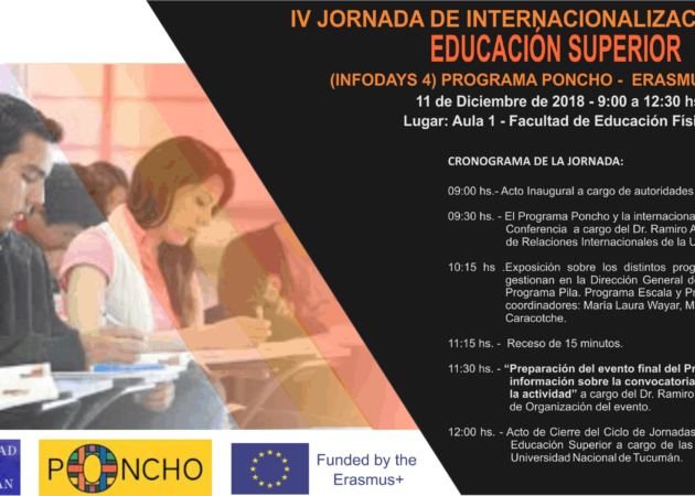 La Universidad Nacional de Tucumán (Argentina) celebró su IV Jornada de Internacionalización de la Educación Superior